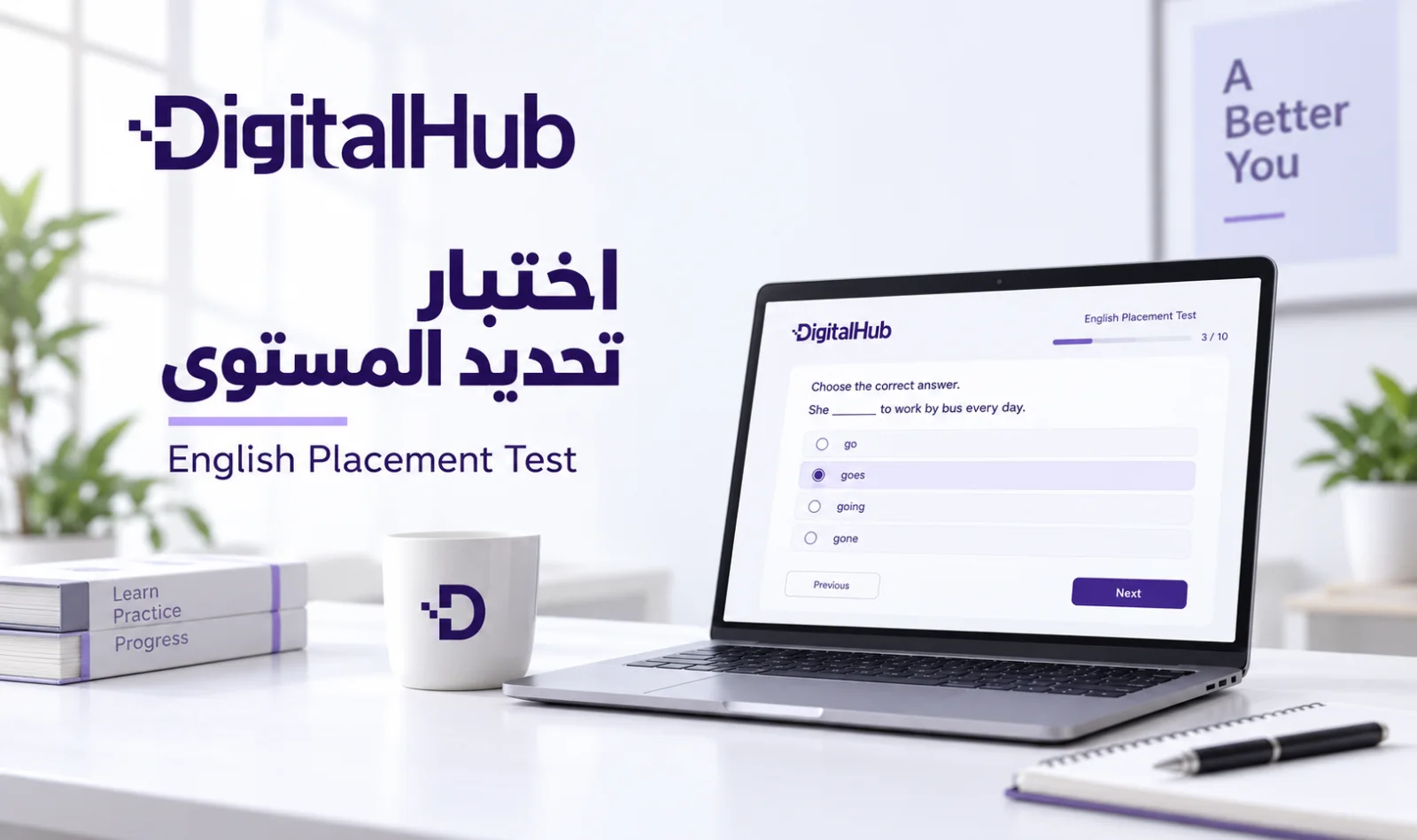 اختبار تحديد مستوى اللغة الإنجليزية — V2